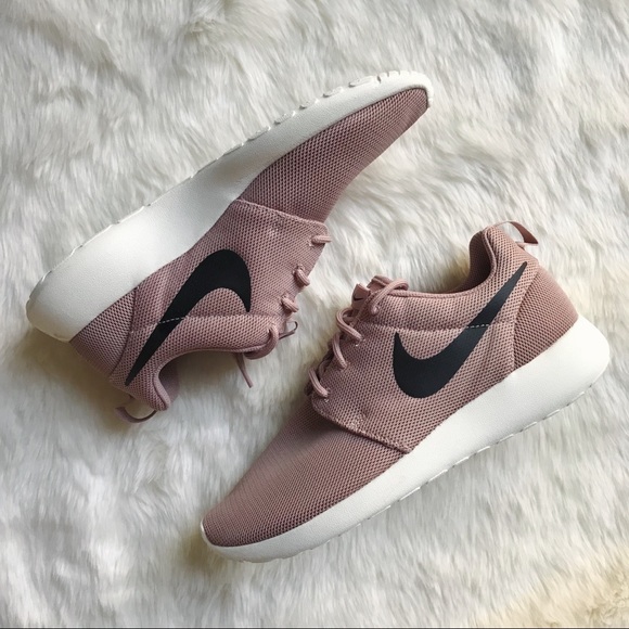 Nike Shoes - Nike Pink + Black Roshe One Sneakers